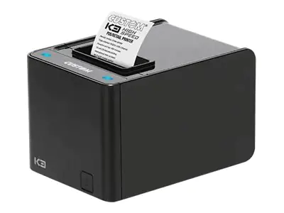 Custom K3 HS - Belegdrucker - Thermodirekt - 8 cm Rolle - 203 dpi - bis zu 400 mm/Sek. - USB, LAN, RS232 - Cutter