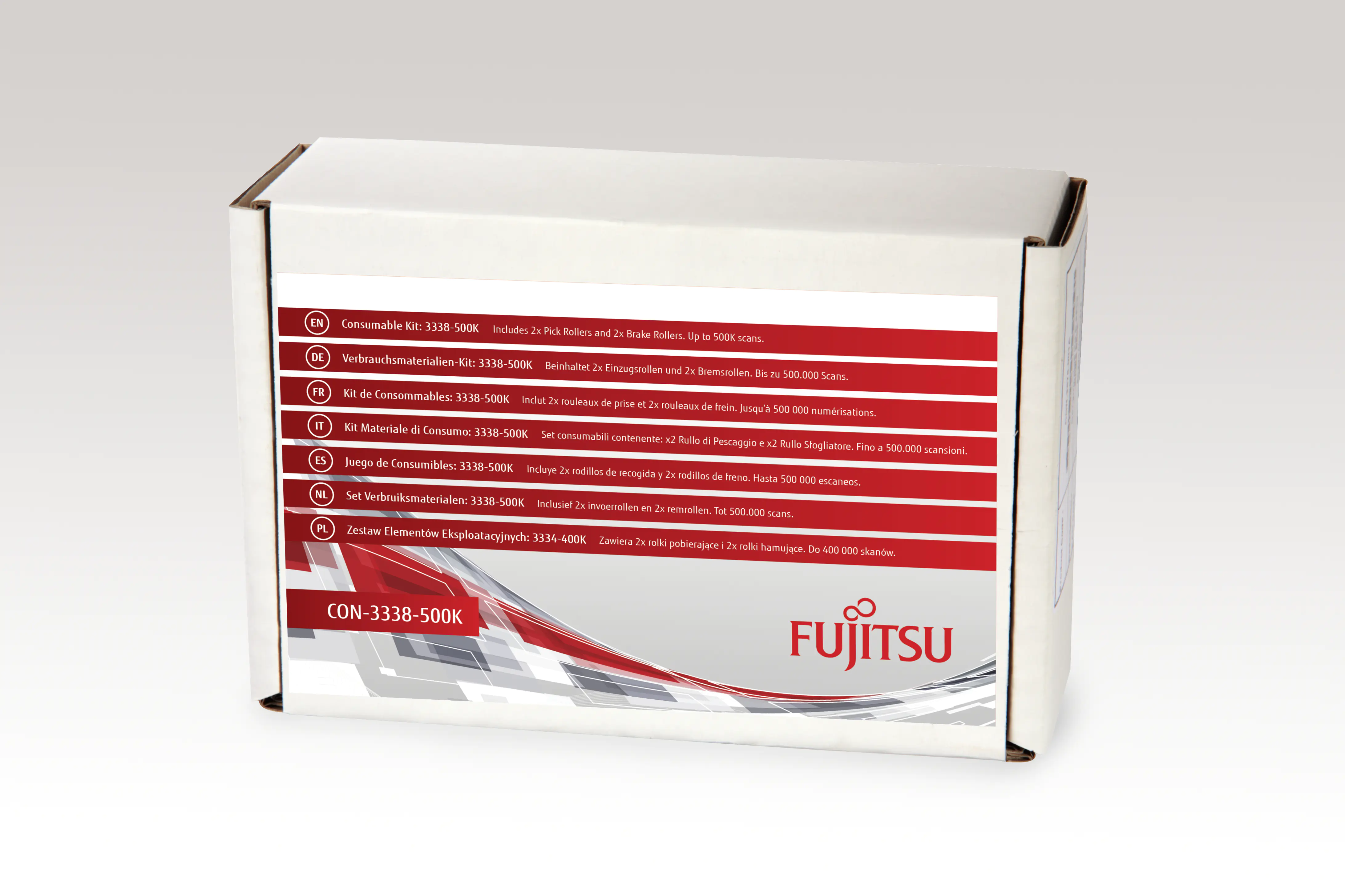 Fujitsu Consumable Kit: 3338-500K - Scanner - Verbrauchsmaterialienkit - für fi-5650C, 5750C