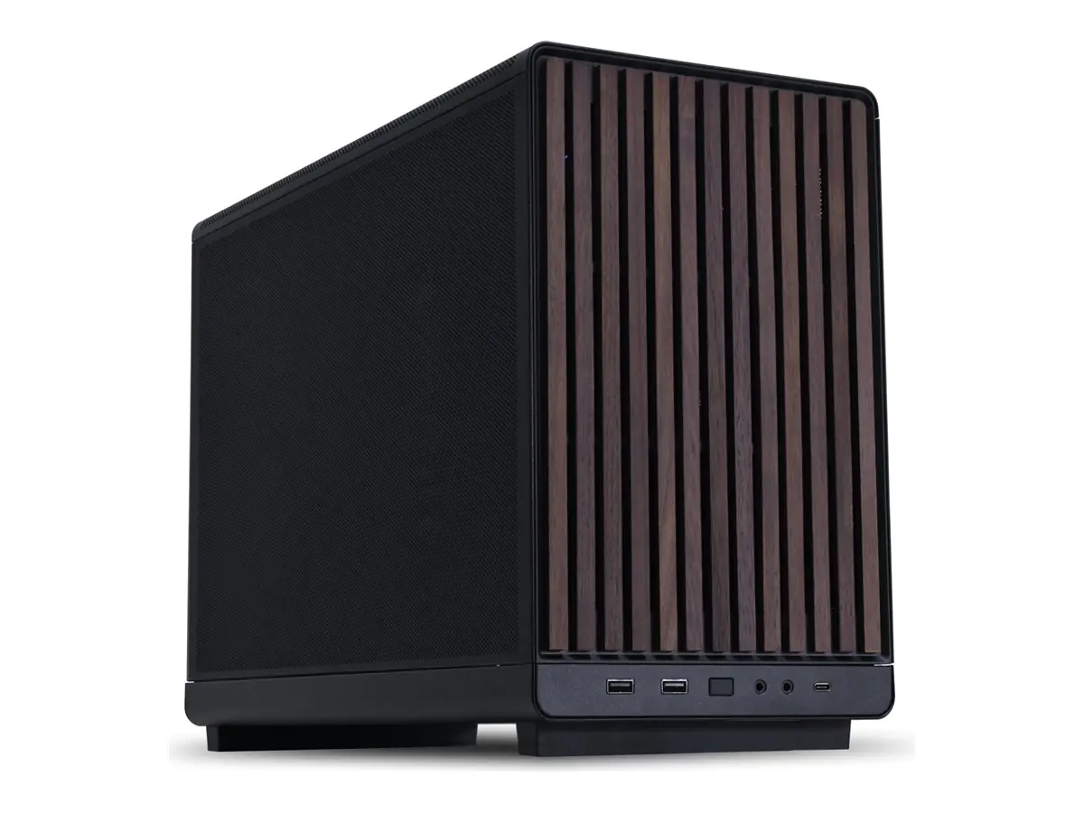 Lian Li DAN Cases A3-mATX Wood Edition PC-Gehäuse Micro-ATX - Walnuss - Tower - ATX