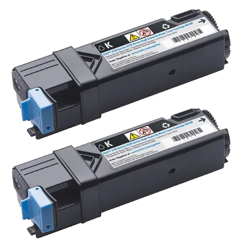 Dell - 2er-Pack - mit hoher Kapazität - Schwarz - Original - Tonerpatrone - für Dell 2150cdn, 2150cn, 2155cdn, 2155cn Dell - 2er-Pack - mit hoher Kapazität - Schwarz - Original - Tonerpatrone - für Dell 2150cdn, 2150cn, 2155cdn, 2155cn