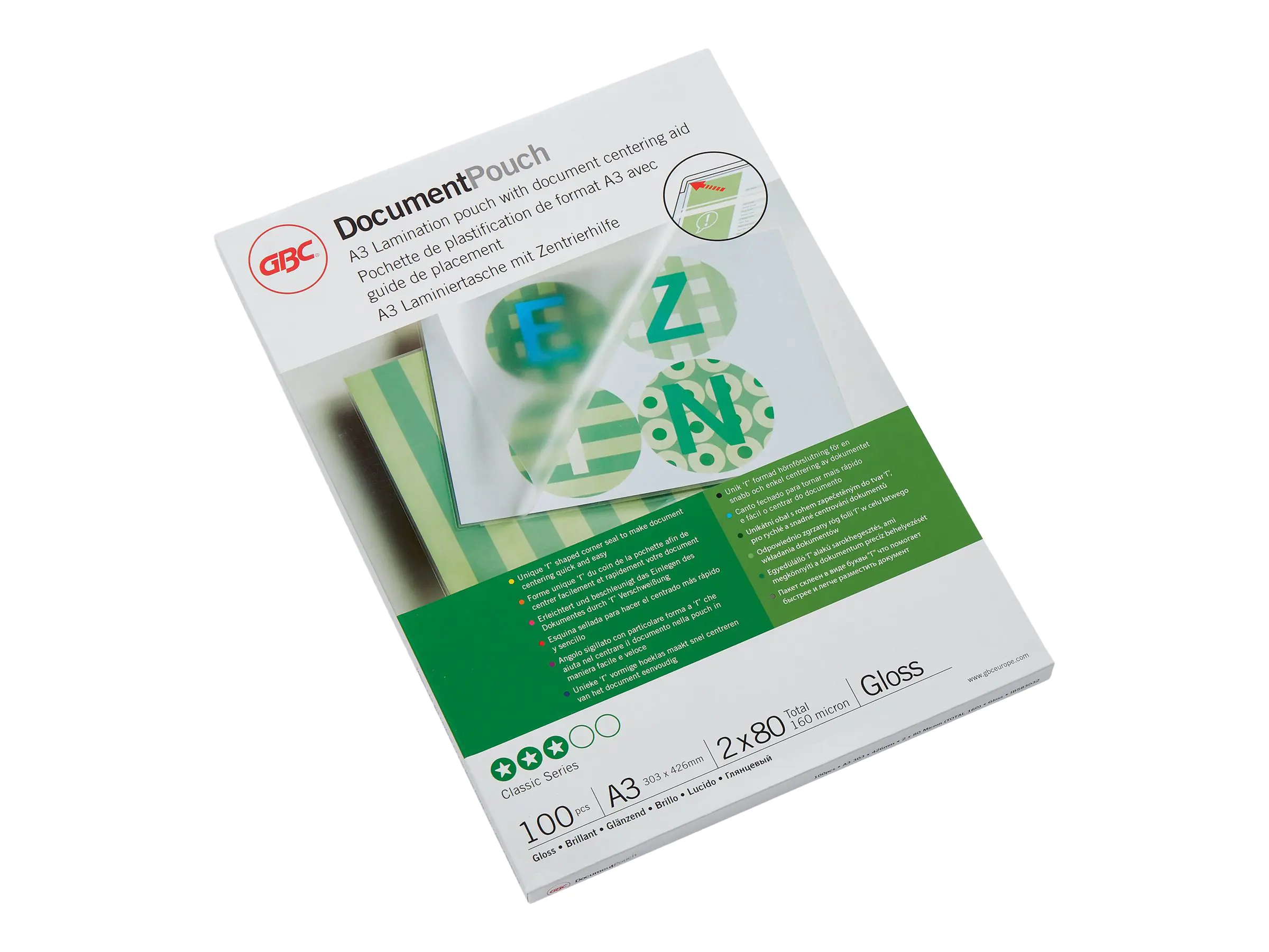 GBC Folientasche DocumentPouch IB583032 DIN A3 100 St./Pack.