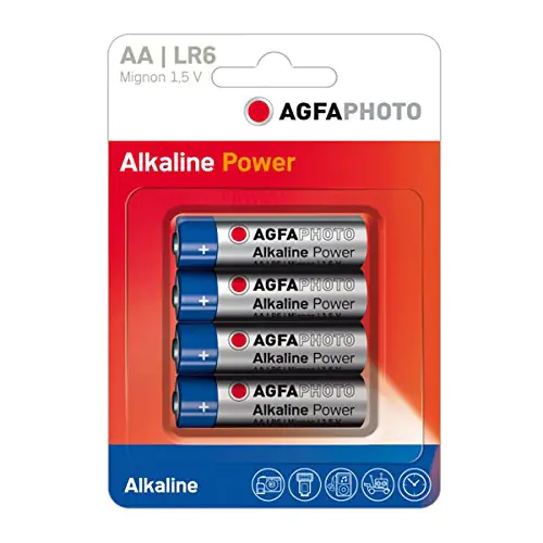 AgfaPhoto Batterie Mignon AA LR06 1,5V 4er Blister 110-802589 AgfaPhoto Batterie Mignon AA LR06 1,5V 4er Blister 110-802589