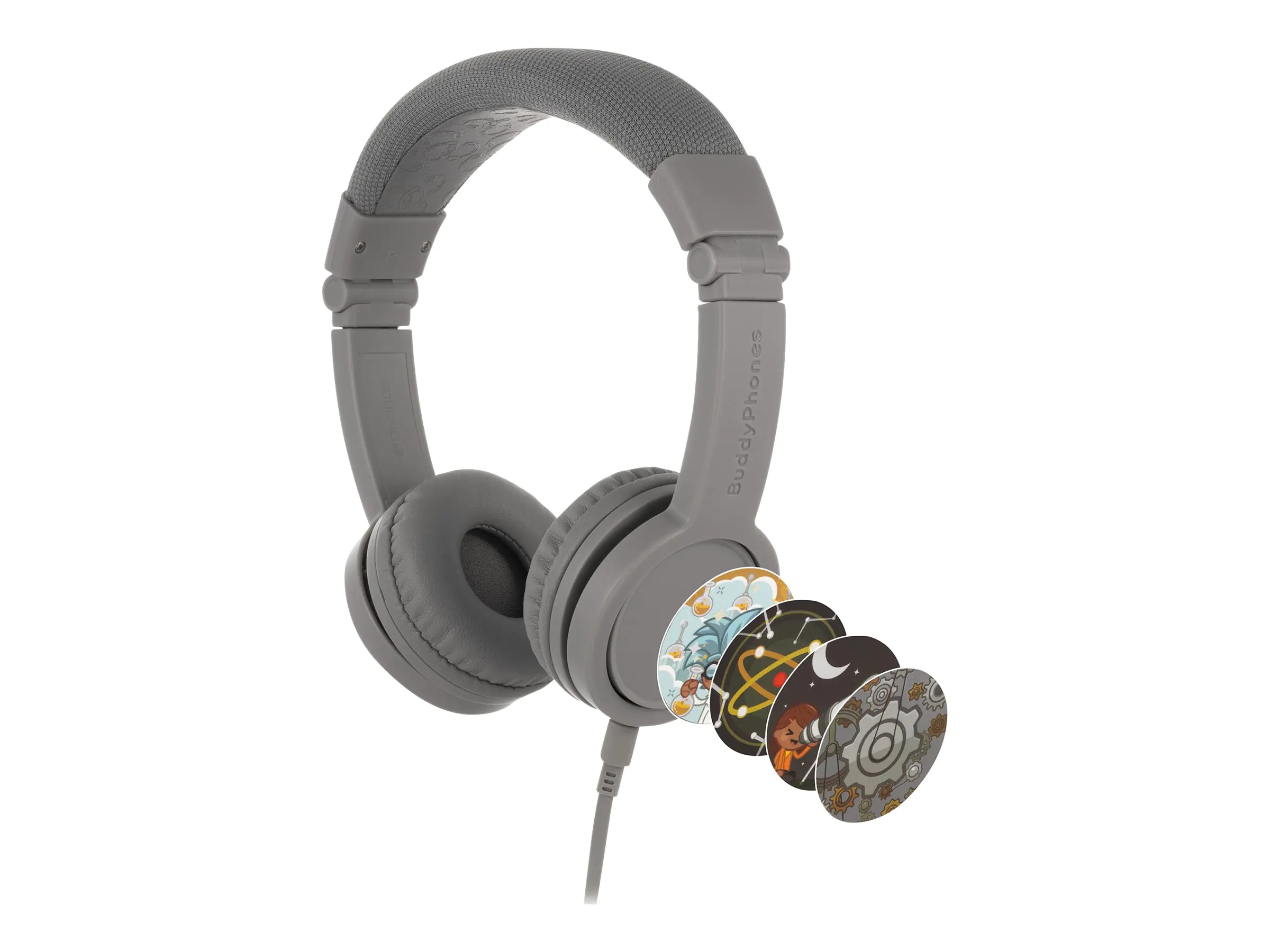BuddyPhones Onanoff BuddyPhones Explore+ - Kopfhörer mit BP-EXPLOREP-GREY