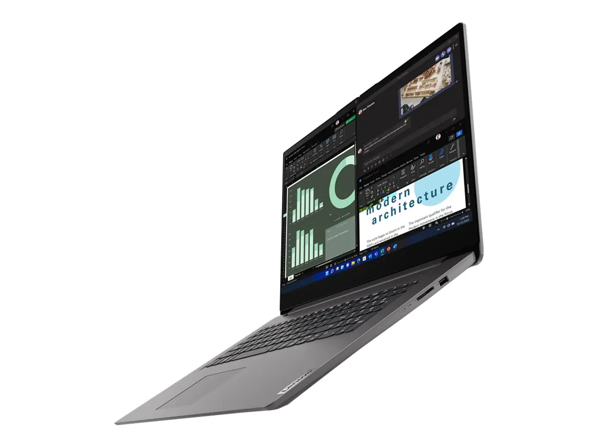 Lenovo V17 G3 IAP 82U1 - Intel Core i5 1235U / 1.3 GHz - Win 11 Pro - Iris Xe Graphics - 16 GB RAM - 512 GB SSD NVMe - 43.9 cm (17.3") IPS 1920 x 1080 (Full HD) - Wi-Fi 6 - Iron Gray - kbd: Deutsch