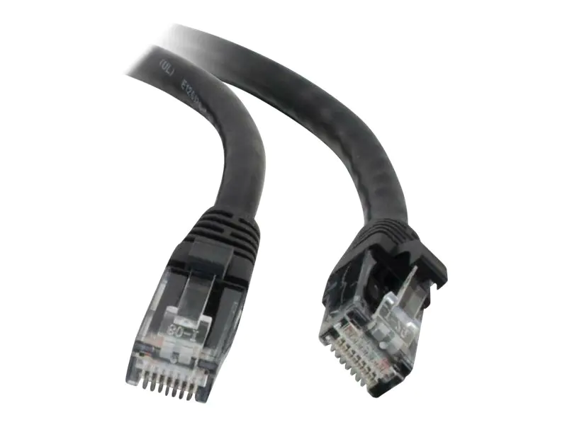 C2G Cat5e Booted Unshielded (UTP) Network Patch Cable - Patch-Kabel - RJ-45 (M) zu RJ-45 (M) - 1.5 m - UTP - CAT 5e - geformt, ohne Haken, verseilt - Schwarz
