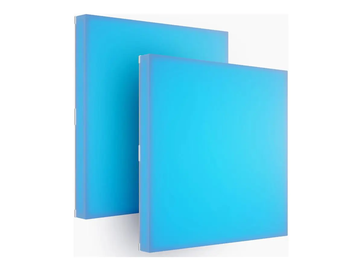Nanoleaf Licht-Panel - LED - 3 W - RGBW-Licht - 1200-6500 K - Quadrat (Packung mit 2)