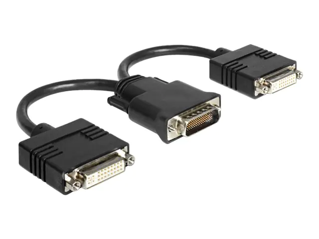 Delock DVI-Adapter DMS-59 (M) 2 x DVI kombiniert, 29-polig - weiblich 65281 20 cm