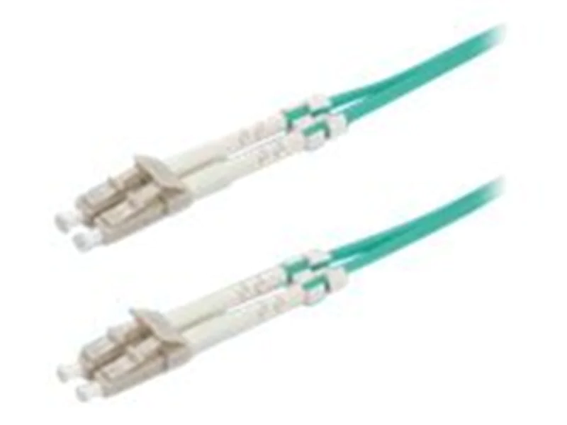 VALUE - Patch-Kabel - LC Multi-Mode (M) zu LC Multi-Mode (M) - 3 m - Glasfaser - Duplex - 50/125 Mikrometer - OM3 - Türkis
