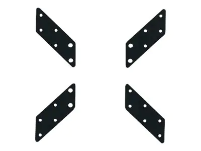 Techly Montagekomponente (VESA-Adapter) - kaltgewalzter ICA-LCD-G11A