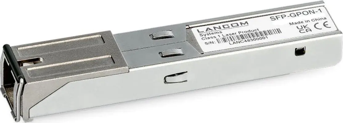 LANCOM SFP-GPON-1 - SFP (Mini-GBIC)-Transceiver-Modul - 1GbE, GPON - SC/APC Einzelmodus - 1310 (TX) / 1480-1500 (RX) nm