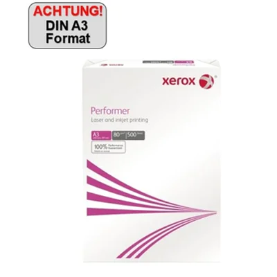 Xerox Kopierpapier Performer 003R90569 DIN A3 80g 500 Bl./Pack. Xerox Kopierpapier Performer 003R90569 DIN A3 80g 500 Bl./Pack.