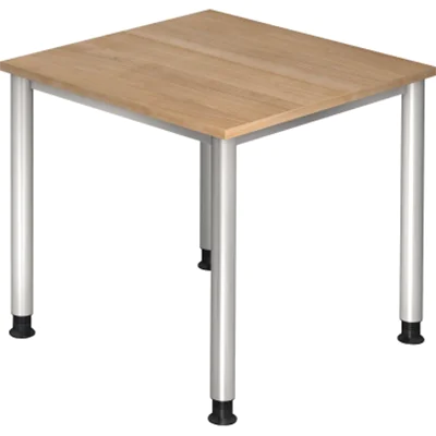 Hammerbacher höhenverstellbarer Schreibtisch VHS08/N/S nussbaum