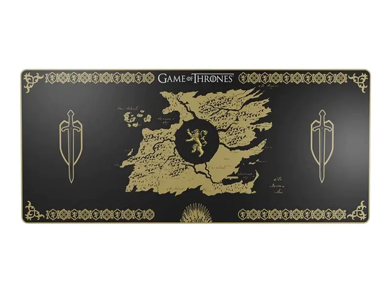 Pixminds Lexip HBO Game of Thrones - Lannister Edition Podkadka dla graczy Czarny, óty