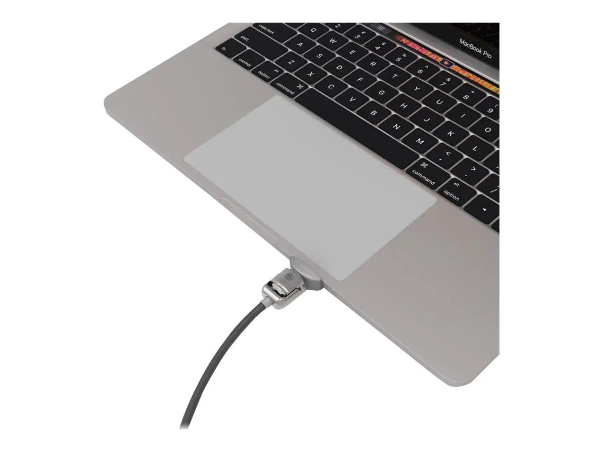 Compulocks Ledge Lock Adaptor for MacBook Pro 13" M1 & M2 with Keyed Cable Lock - Sicherheitsschlossadapter - mit Kabelschloss mit Schlüssel - für Apple MacBook Pro 13.3 in (M1, M2) UNVMBPRLDG01KL