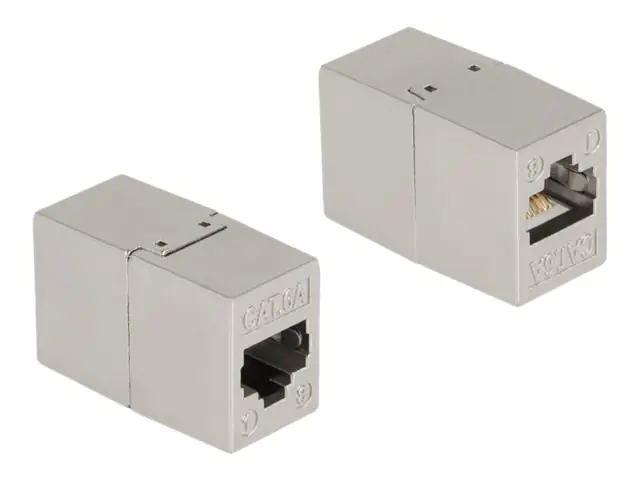 Delock - Netzwerkkoppler - RJ-45 (W) zu RJ-45 (W) - STP - CAT 6a