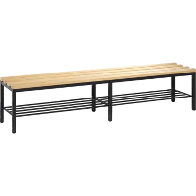 C P Garderobenbank mit Schuhrost Basic 8052-010 S10001 buche Holz 8052010S10001
