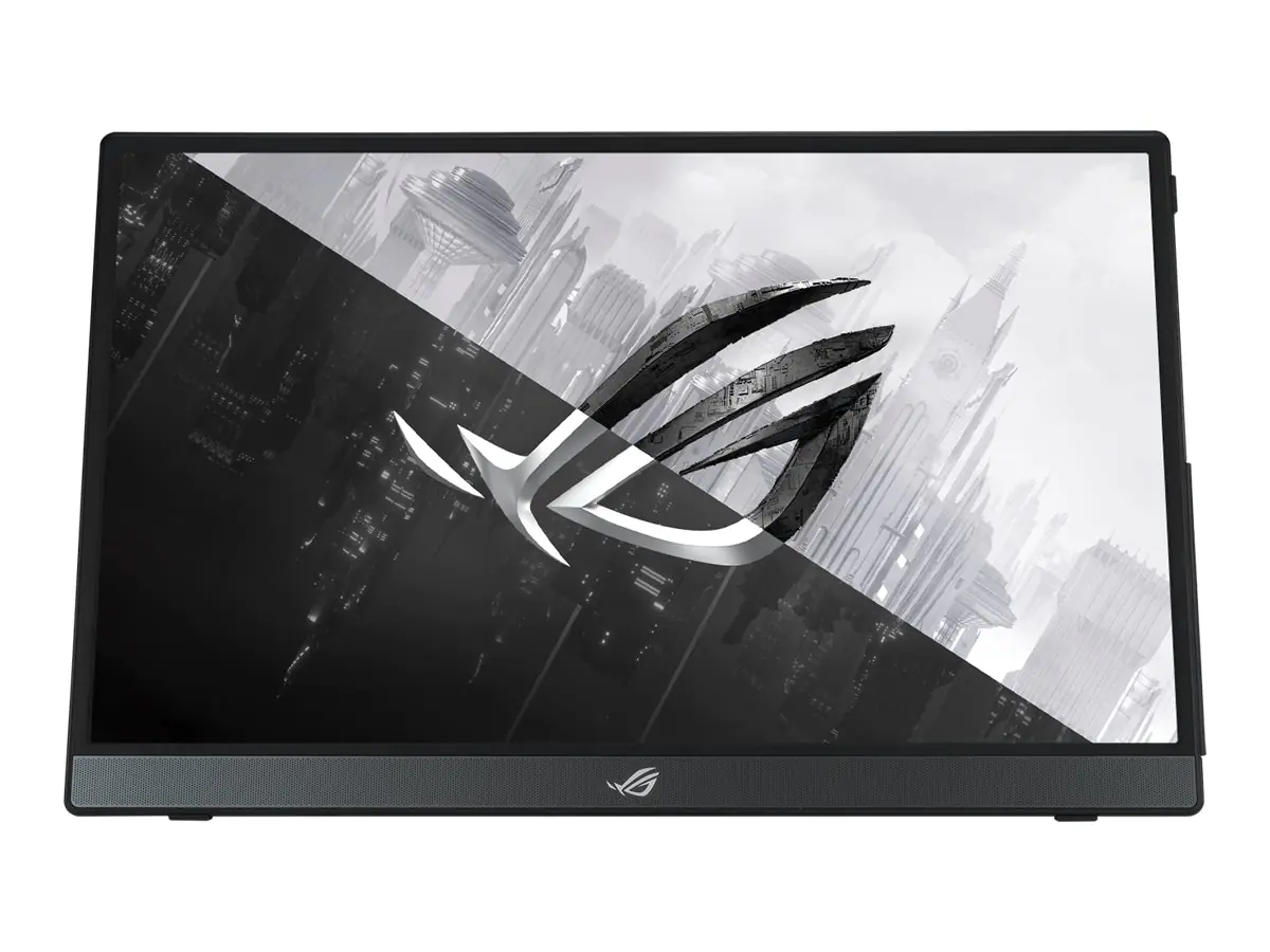 ASUS ROG Strix XG16AHPE - LED-Monitor - Gaming - 39.6 cm (15.6") - tragbar - 1920 x 1080 Full HD (1080p) @ 144 Hz - IPS - 300 cd/m² - 800:1 - 3 ms - Micro HDMI, USB-C - Lautsprecher