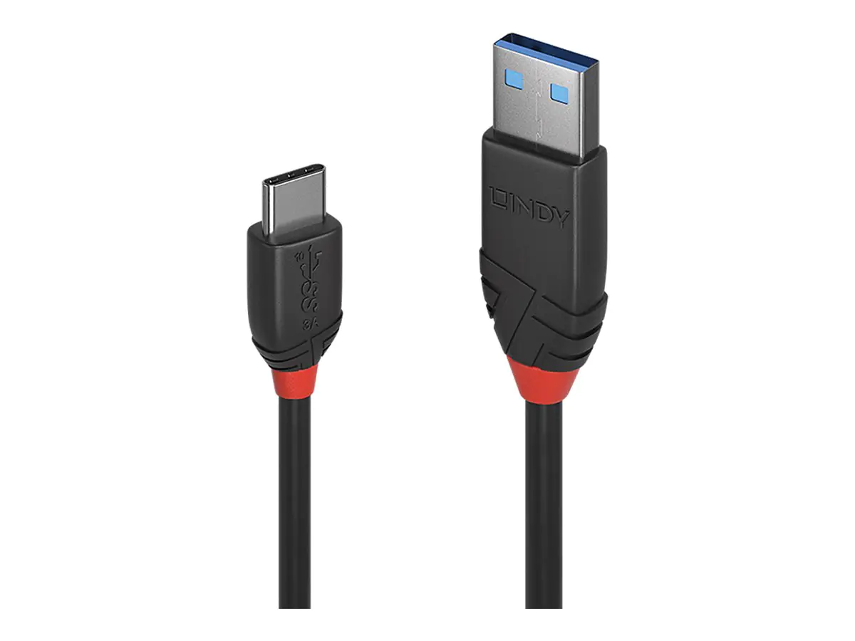 Lindy Black Line - USB-Kabel - USB-C (M) zu USB Typ A (M) 36917