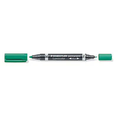 STAEDTLER Permanentmarker Lumocolor duo 348-5 0,6mm/1,5mm grün STAEDTLER Permanentmarker Lumocolor duo 348-5 0,6mm/1,5mm grün