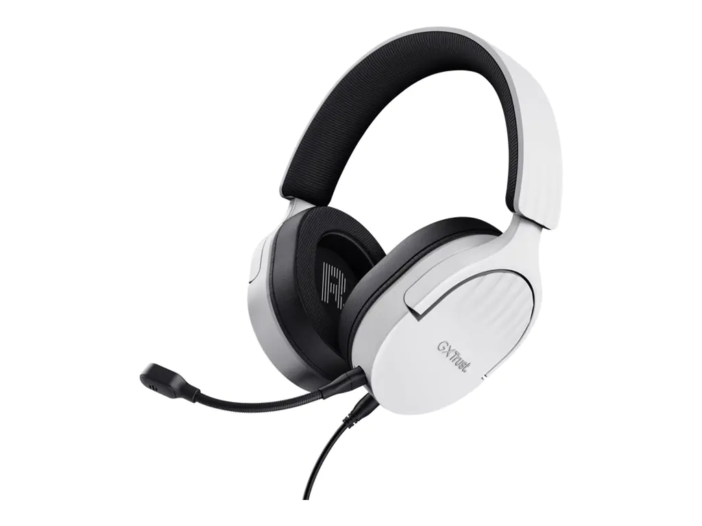 Trust GXT 489W FAYZO - Headset - ohrumschließend - kabelgebunden - 3,5 mm Stecker - weiß