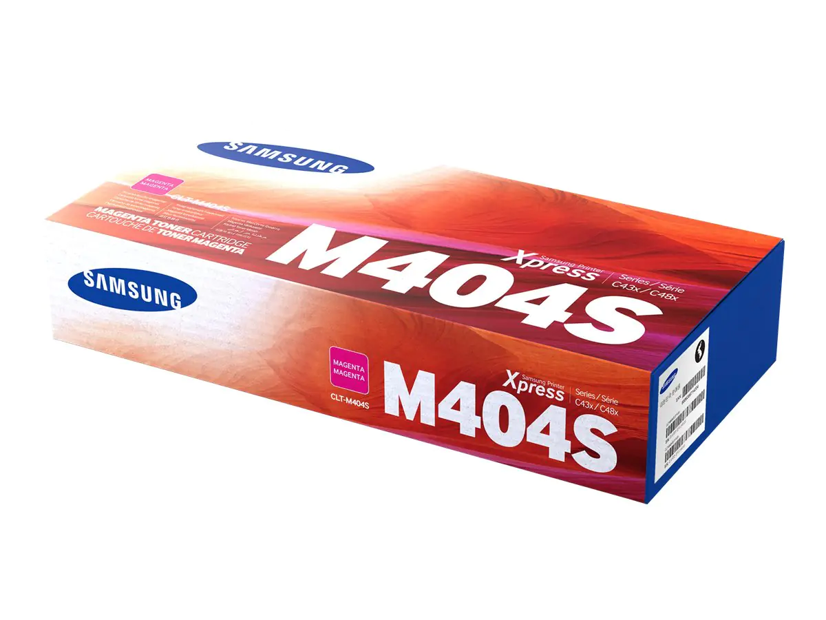 Samsung CLT-M404S - Magenta - Original - Tonerpatrone (SU234A) - für Samsung CLX-3302, 3303, 3304, 3307; Xpress SL-C432, C433, C462, C463, C467, C482, C483 Samsung CLT-M404S - Magenta - Original - Tonerpatrone (SU234A) - für Samsung CLX-3302, 3303, 3304, 3307; Xpress SL-C432, C433, C462, C463, C467, C482, C483