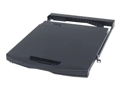 Intellinet Rackmount 17" LCD Console, 17-Inch LCD Panel, 1U, Modular System, German Layout - KVM