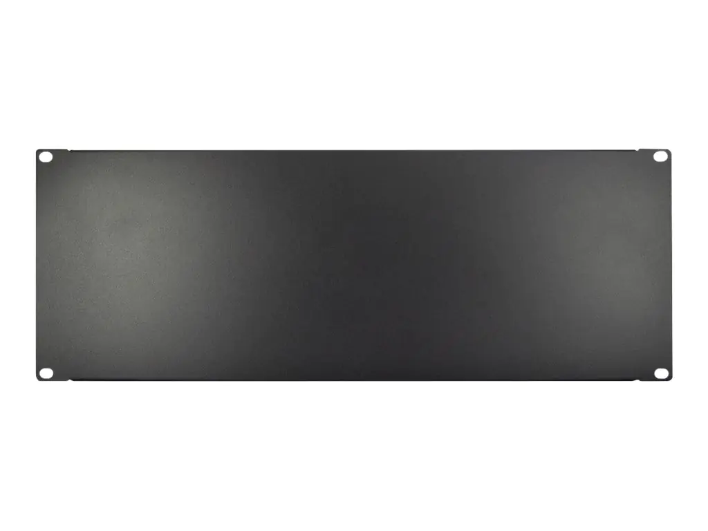 Inter-Tech - Blindplatte - Schwarz, RAL 9005 - 4U - 48.3 cm (19")