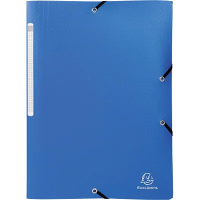 Exacompta Sammelmappe Opak 55082E A4 PP Gummizug 3Klappen blau Exacompta Sammelmappe Opak 55082E A4 PP Gummizug 3Klappen blau
