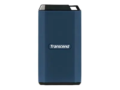 Transcend ESD410C - SSD - verschlüsselt - 2 TB - extern (tragbar) - USB (USB-C Steckverbinder) - 256-Bit-AES - dunkelblau