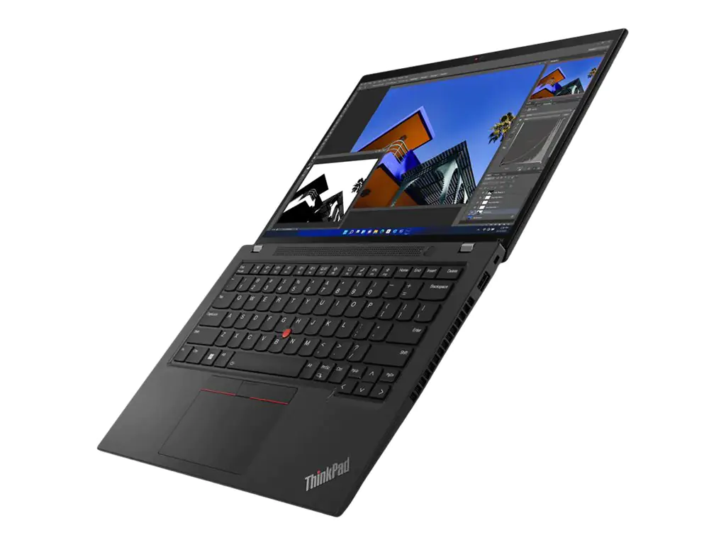 Lenovo ThinkPad T14 Gen 3 21AH - 180°-Scharnierdesign - Intel Core i7 1260P / 2.1 GHz - Win 10 Pro 64-Bit (mit Win 11 Pro Lizenz) 21AH00HXGE