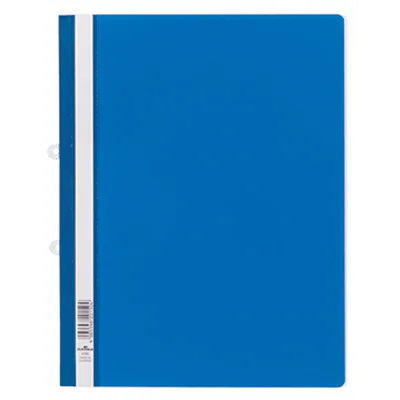 DURABLE Schnellhefter DIN A4, Überbreite Hartfolie blau