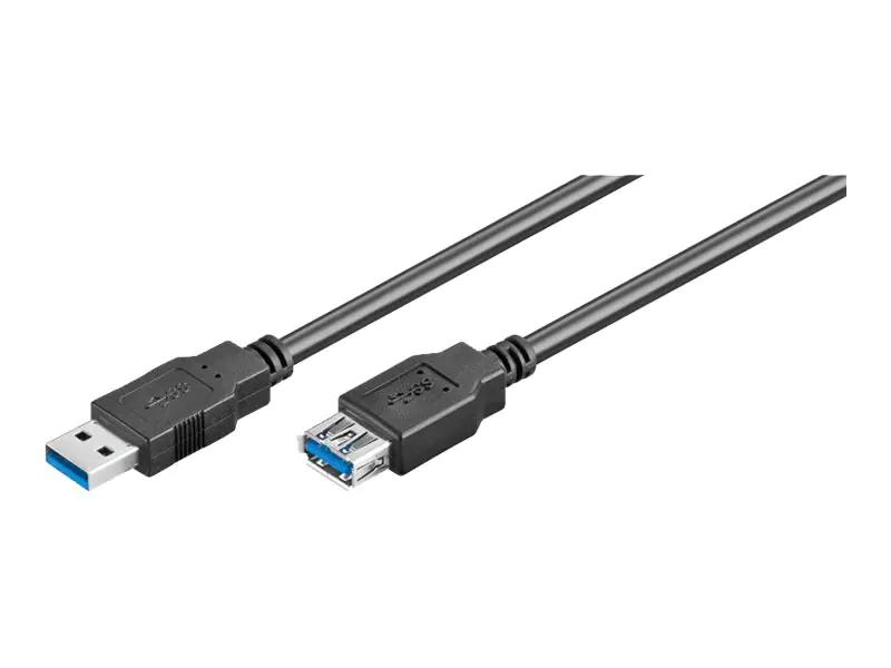 goobay - USB-Verlängerungskabel - USB Typ A (W) zu USB Typ A (M) - USB 3.0 - 5 m - Schwarz goobay - USB-Verlängerungskabel - USB Typ A (W) zu USB Typ A (M) - USB 3.0 - 5 m - Schwarz