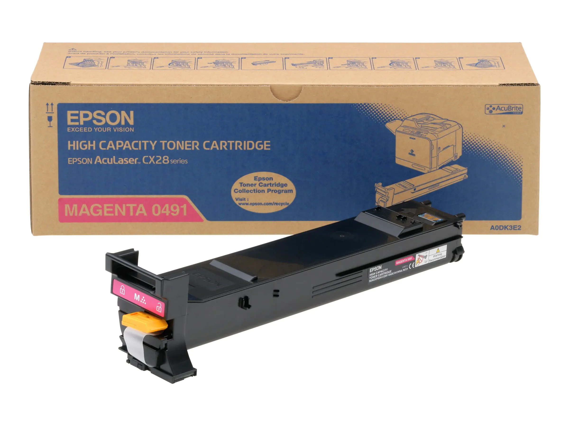Epson - Mit hoher Kapazität - Magenta - Original - Tonerpatrone - für AcuLaser CX28DN, CX28DNC, CX28DTN, CX28DTNC