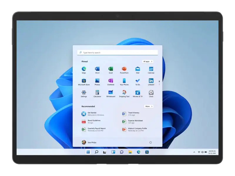 Microsoft Surface Pro 8 - Tablet - Intel Core i7 1185G7 - Evo - Win 11 Pro - Intel Iris Xe Grafikkarte - 16 GB RAM - 512 GB SSD - 33 cm (13") Touchscreen 2880 x 1920 @ 120 Hz - 802.11a/b/g/n/ac/ax - Graphite - kommerziell