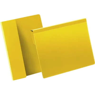 DURABLE Kennzeichnungstasche 172204 DIN A5 quer gelb 50 St./Pack. DURABLE Kennzeichnungstasche 172204 DIN A5 quer gelb 50 St./Pack.