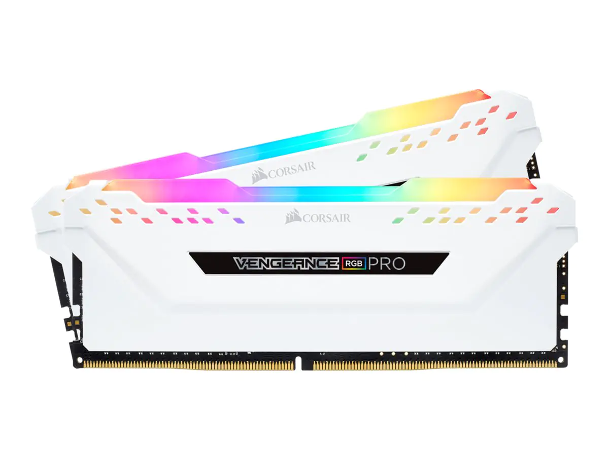 CORSAIR Vengeance RGB PRO - DDR4 - kit - 16 GB: 2 x 8 GB - DIMM 288-PIN - 3200 MHz / PC4-25600 - CL16 - 1.35 V - ungepuffert - non-ECC - Schwarz