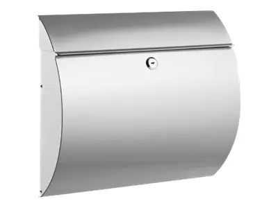 ALCO Briefkasten 8607 37,5x33x12cm Metall silber