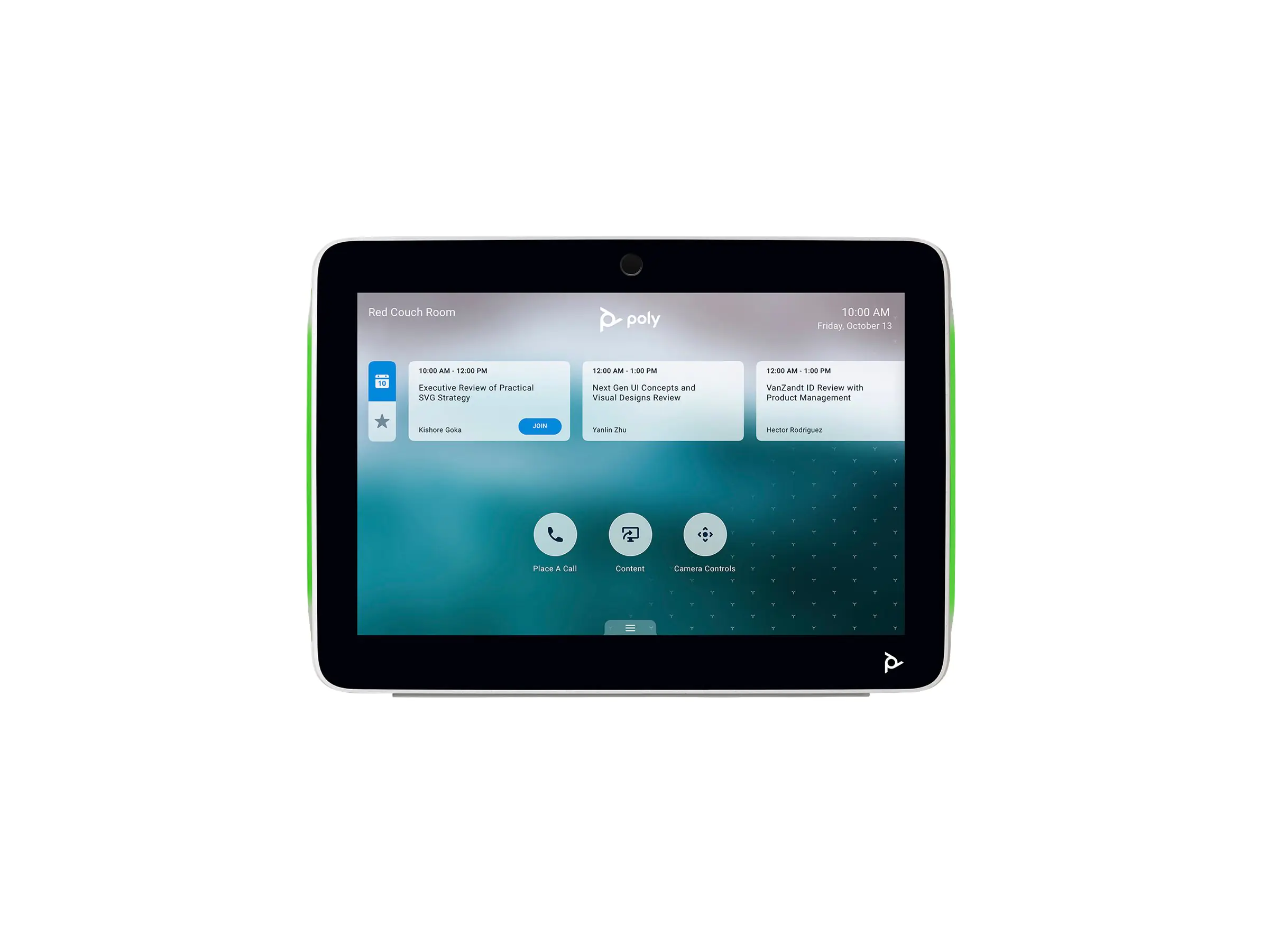 Poly TC10 - Ohne Netzkabel - Touch Controller - Certified for Zoom Rooms - Schwarz