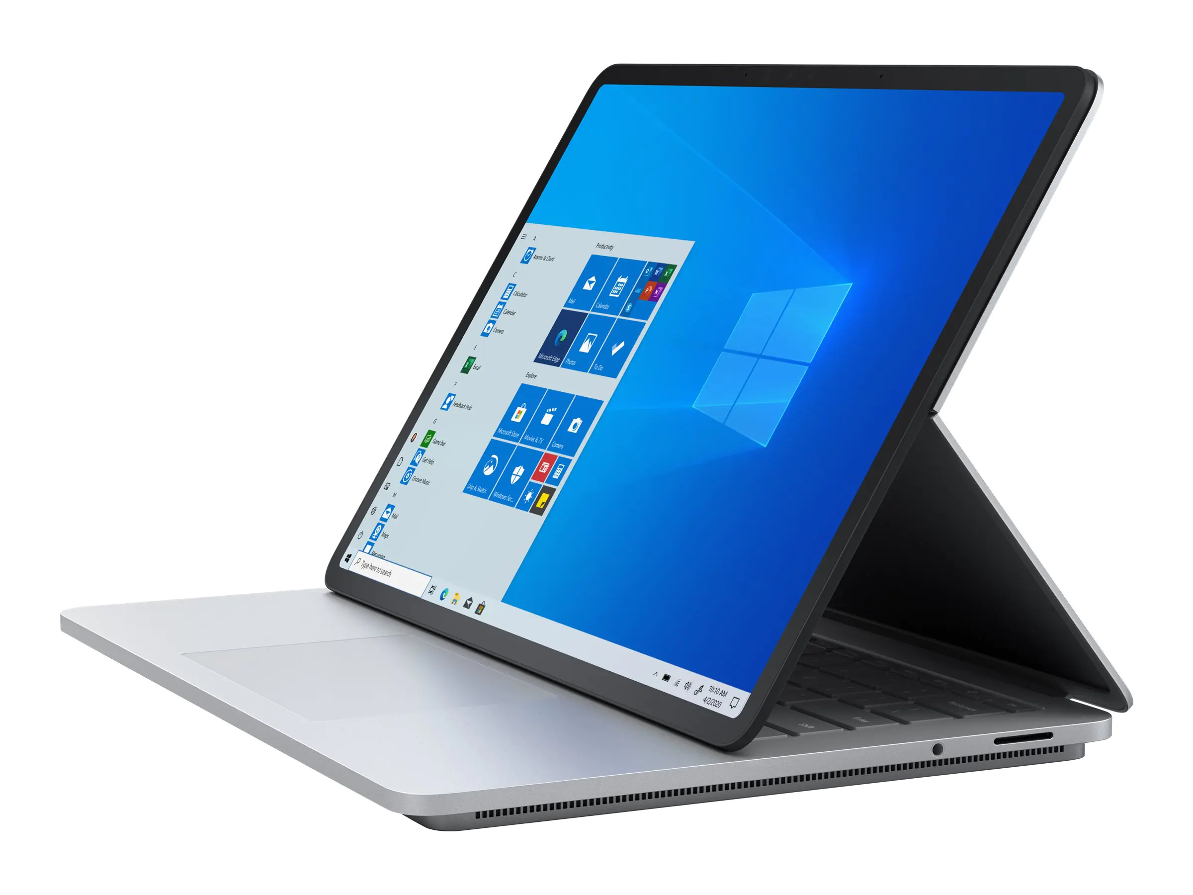 Microsoft Surface Laptop Studio - Slider - Intel Core i5 11300H - Win 10 Pro - Iris Xe Graphics - 16 GB RAM - 256 GB SSD - 36.6 cm (14.4") Touchscreen 2400 x 1600 @ 120 Hz - Wi-Fi 6 - Platin - kommerziell