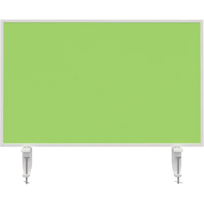 magnetoplan® Tischtrennwand VarioPin 80 x 50 cm (B x H) 2cm schwer entflammbar grün