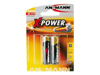 ANSMANN X-POWER Mignon AA - Batterie 2 x AA-Typ - Alkalisch