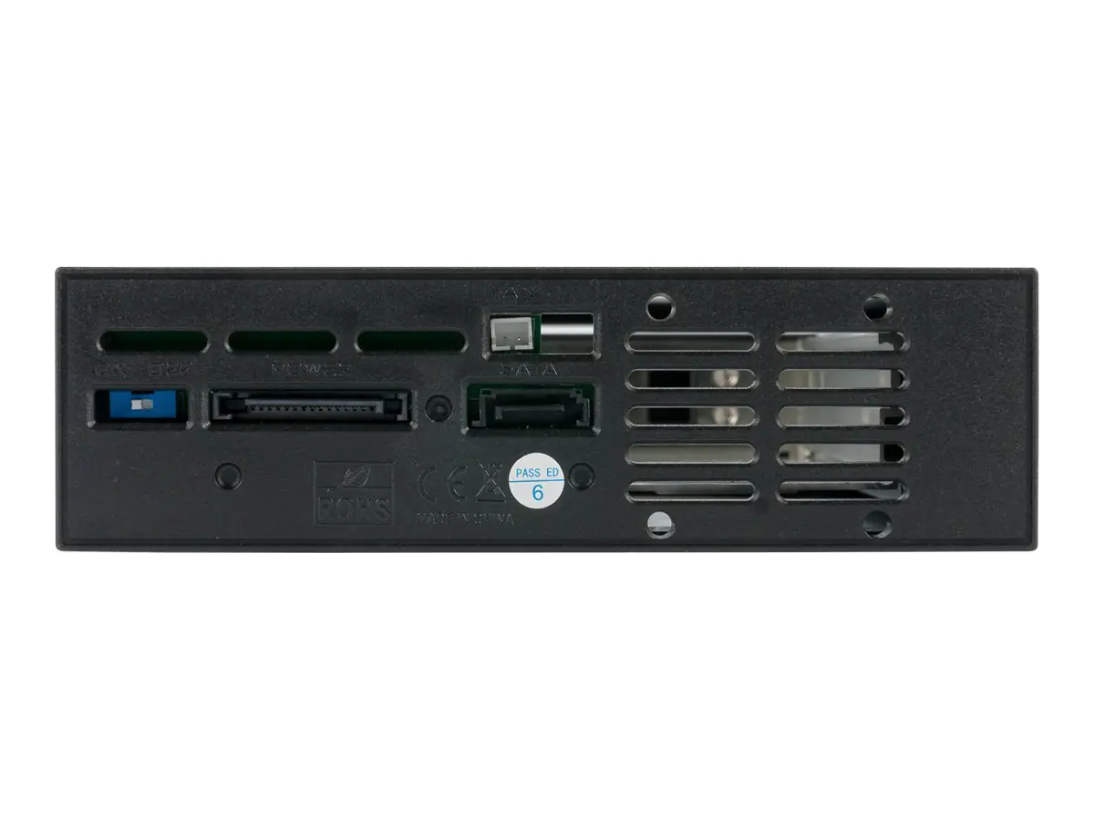 Fantec BP-T3525 - Mobiles Speicher-Rack - 2,5" / 3,5" gemeinsam genutzt (6,4 cm/8,9 cm gemeinsam genutzt) - SATA 6Gb/s / SAS 6Gb/s - SAS 6Gb/s, SATA 6Gb/s - Schwarz