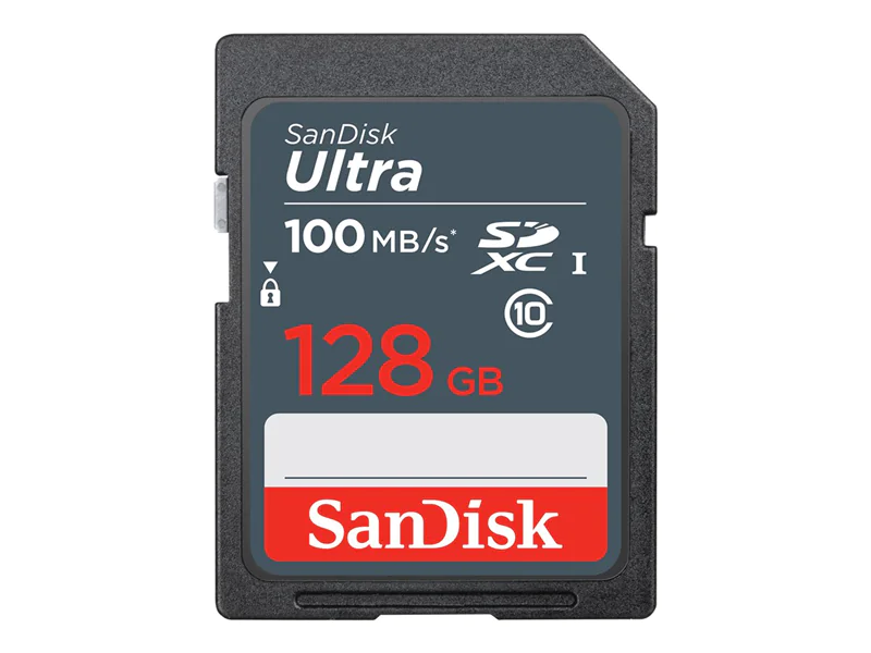 SanDisk Ultra - Flash-Speicherkarte - 128 GB - UHS Class 1 / Class10 - SDXC UHS-I SanDisk Ultra - Flash-Speicherkarte - 128 GB - UHS Class 1 / Class10 - SDXC UHS-I