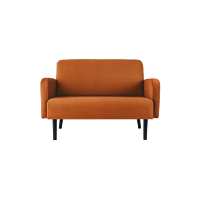 PAPERFLOW Sofa LISBOA 2Sitzer Stoff sw/br LC2PT.01.16