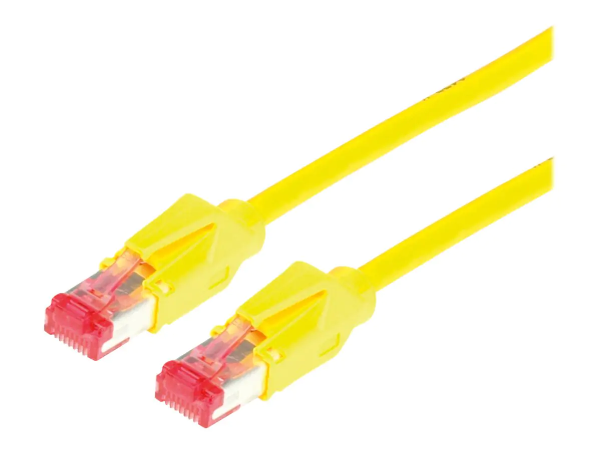 Secomp DRAKA UC600 SS27 - Patch-Kabel - RJ-45 (M) zu RJ-45 (M) - 20 m - SSTP-Kabel - CAT 6 - halogenfrei - Gelb