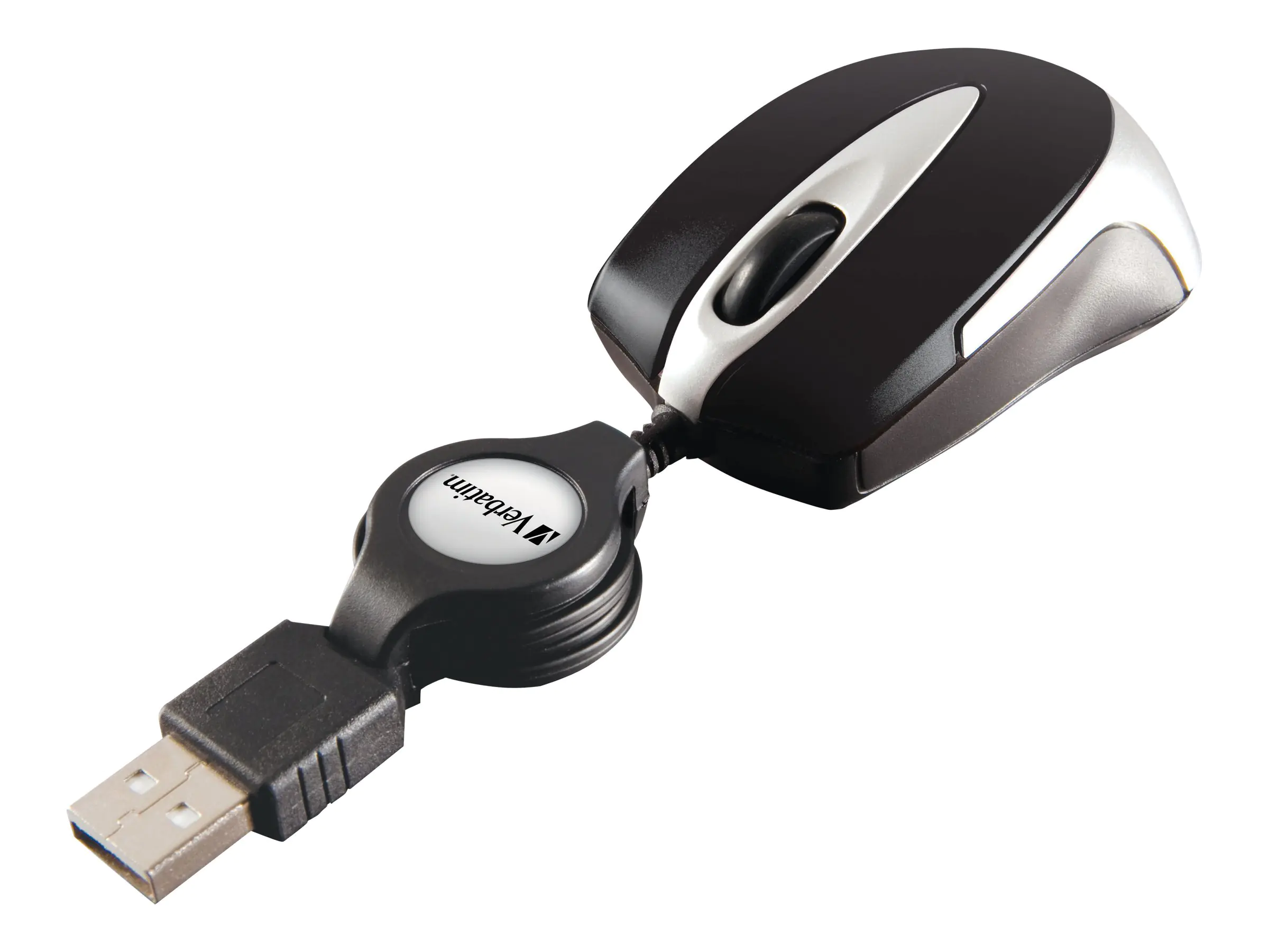 Verbatim Go Mini Optical Travel Mouse - Maus - rechts- und linkshändig - optisch - kabelgebunden - USB - Schwarz Verbatim Go Mini Optical Travel Mouse - Maus - rechts- und linkshändig - optisch - kabelgebunden - USB - Schwarz