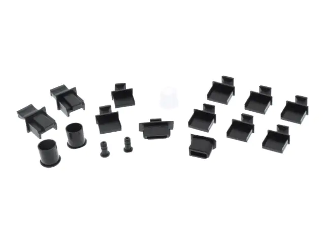 InLine - Staubschutz für Anschluss - Schwarz