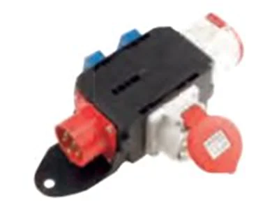 Bachmann CEE adapter - Stromverteilungseinheit - Wechselstrom 400 V - Ausgangsanschlüsse: 4 (4 x Spannung) - Deutschland