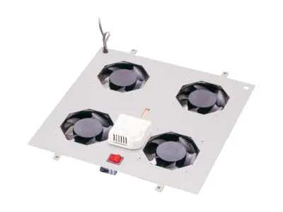 DIGITUS Dachlüftereinheit für Unique & Unique Light Netzwerkschränke und Unique Server-N Serverschränke DN-19 FAN-4-N