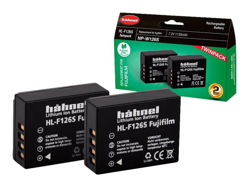 Hähnel HL-F126S Twin Pack - Batterie 2 x - Li-Ion 10001603